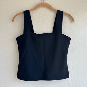 Abercrombie & Fitch Soft Collection Black Square Neck Tank Top Women’s - Small